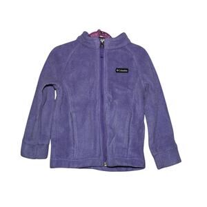 Columbia Purple Toddler 18 - 24 Months Zip Up Sueter